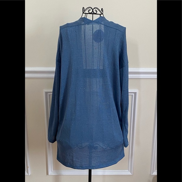 Reborn J Blue Open Front Confetti Cardigan - Picture 3 of 7